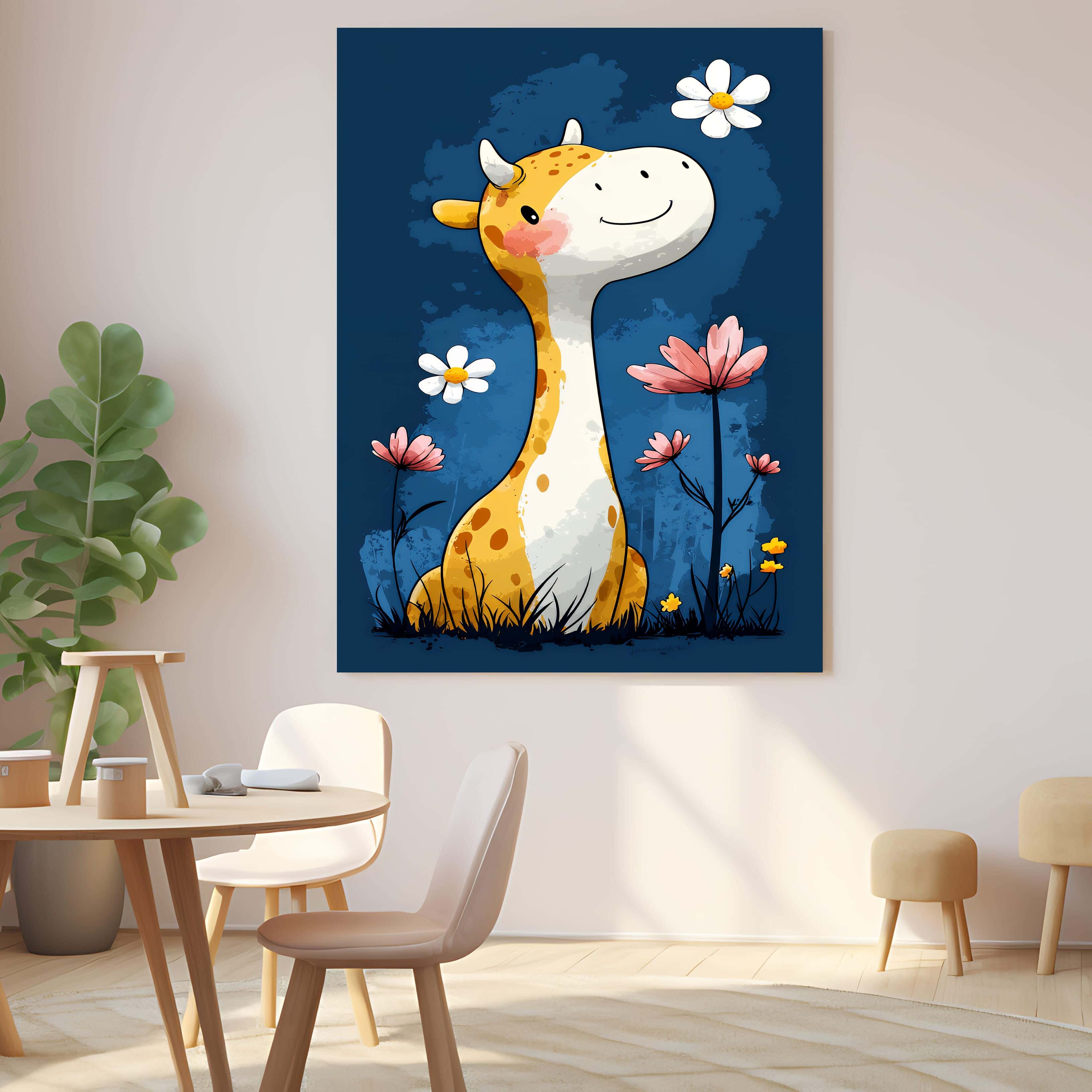 Wooden canvas print, 60 x 40 x 2 cm - Multicolor