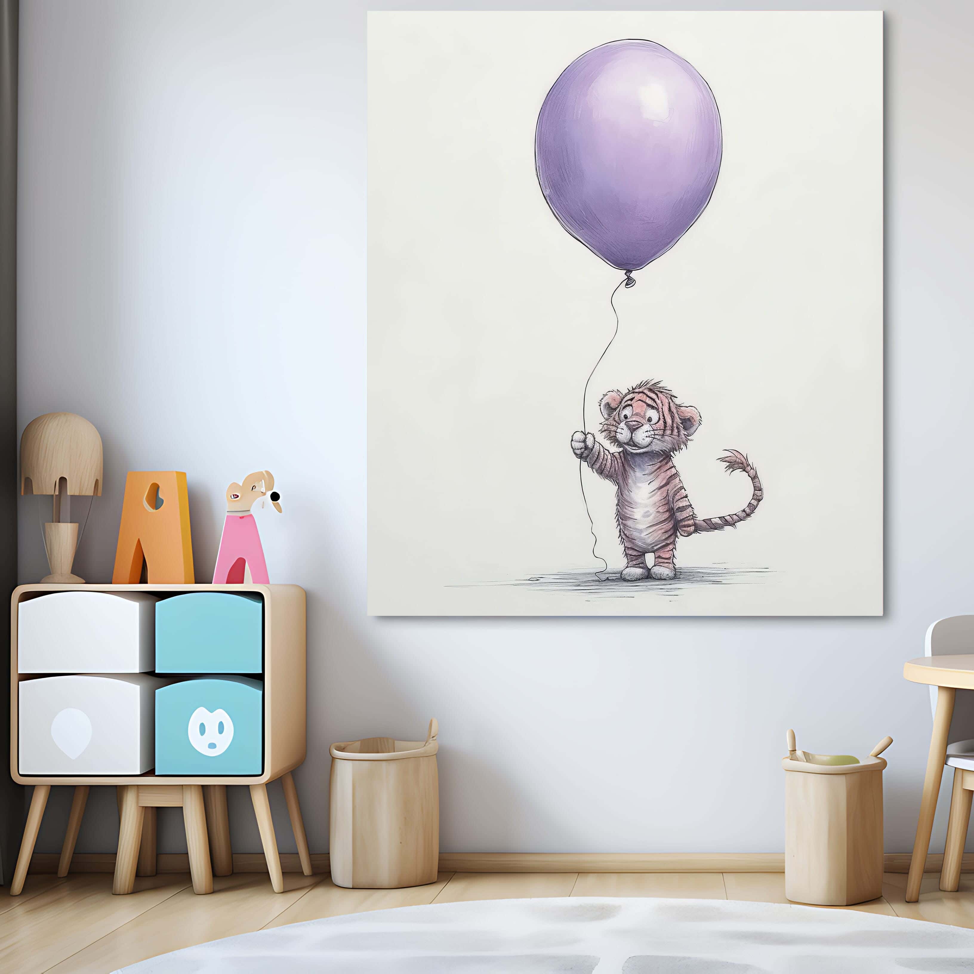 Wooden canvas print, 60 x 60 x 2 cm - Multicolor