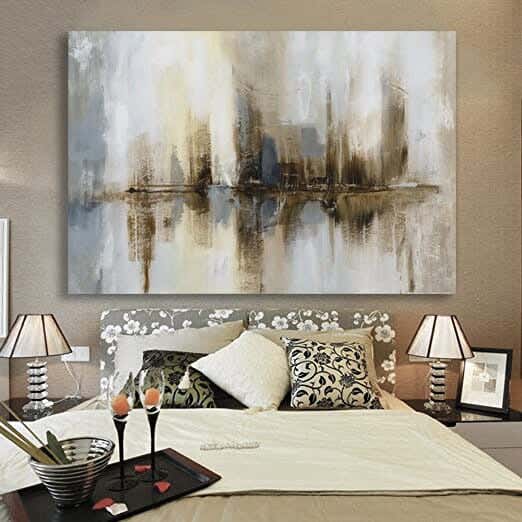 MDF Wood Vinyl Tableau, 80 x 60 cm - Multicolor