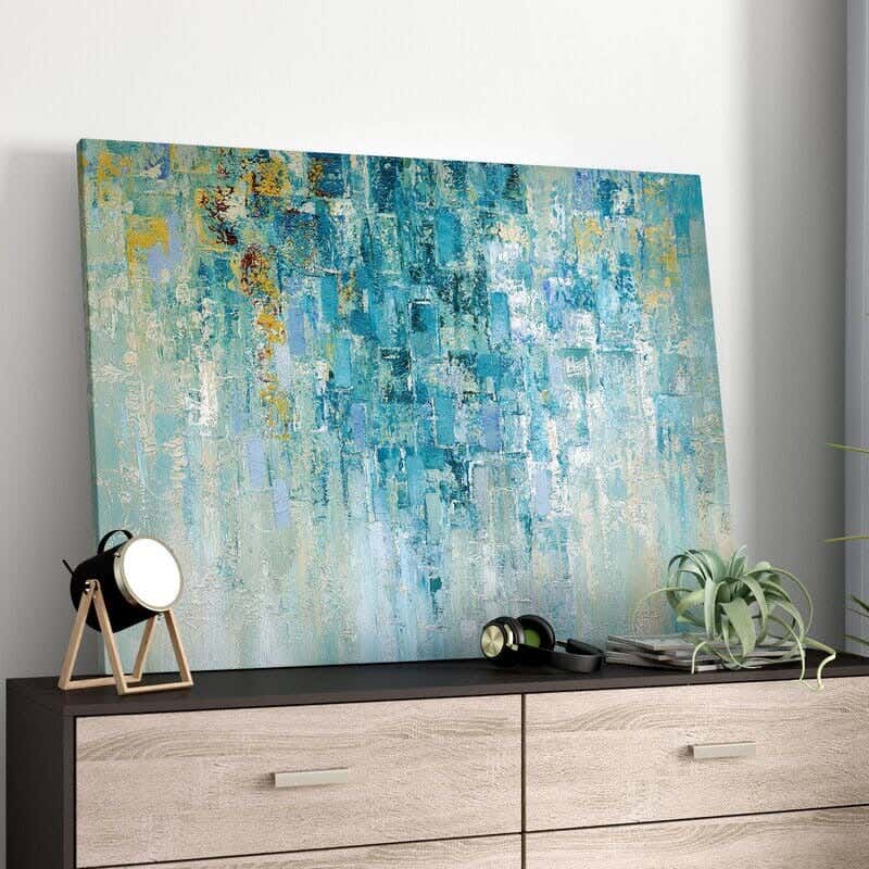 Musky Wood Canvas Tableau, 60×40 cm - Multicolor