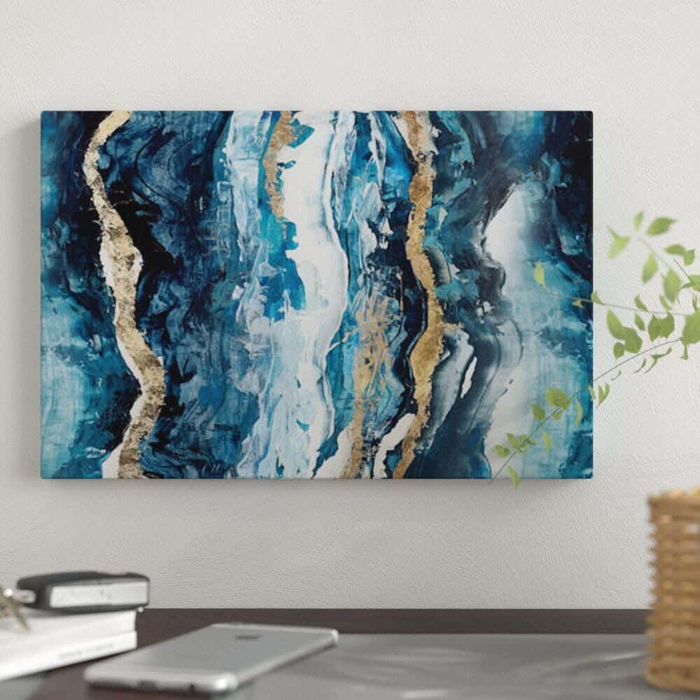 MDF Wood Vinyl Tableau, 120 x 80 cm - Multicolor