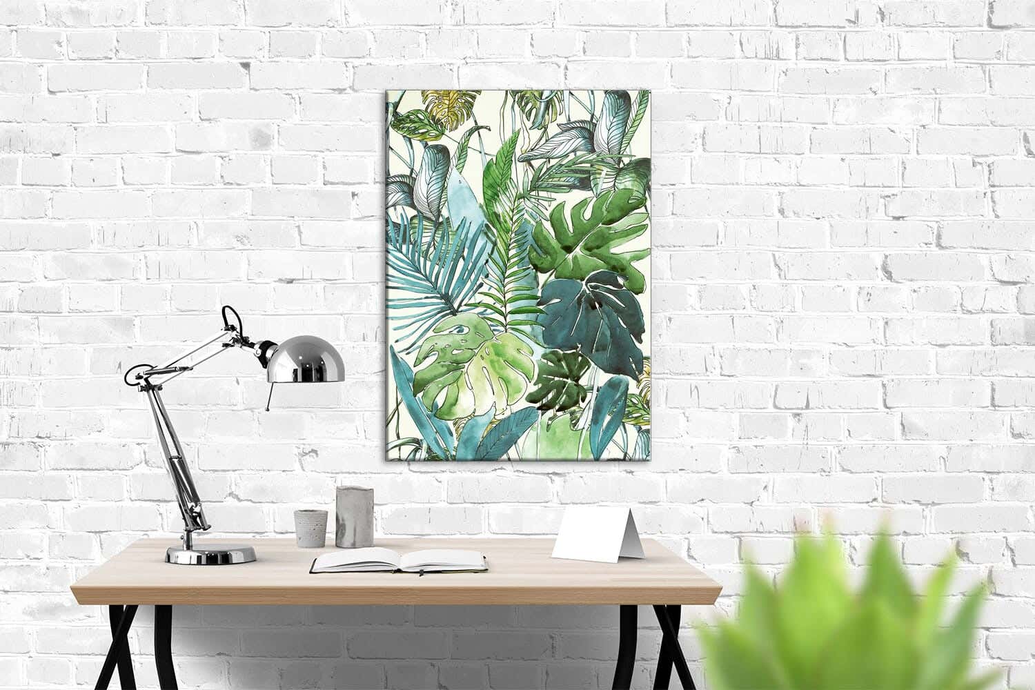 Musky Wood Canvas Tableau, 60×40 cm - Multicolor