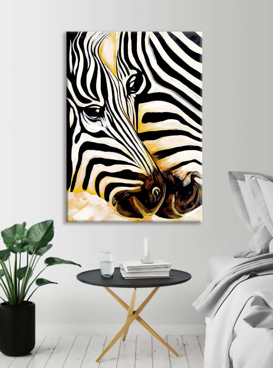 MDF Wood Vinyl Tableau, 70 x 50 cm - Multicolor