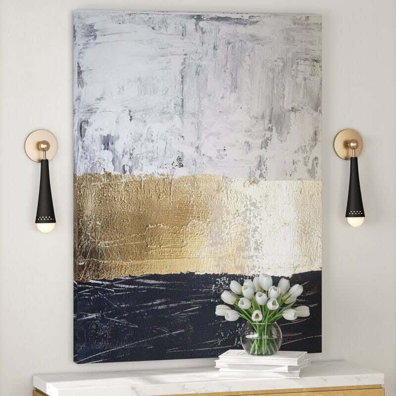 MDF Wood Vinyl Tableau, 80 x 60 cm - Multicolor