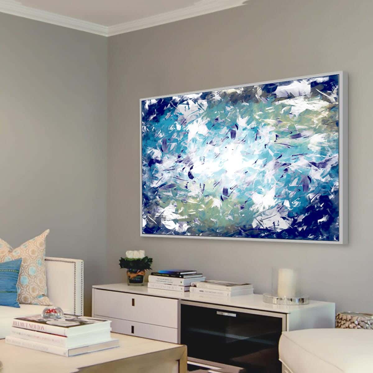 MDF Wood Vinyl Tableau, 60 x 60 cm - Multicolor
