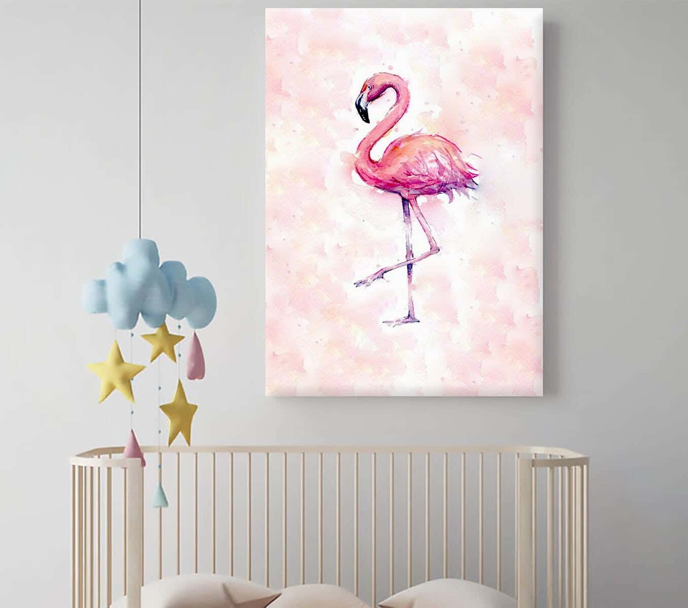 Musky Wood Canvas Tableau, 70×50 cm - Multicolor