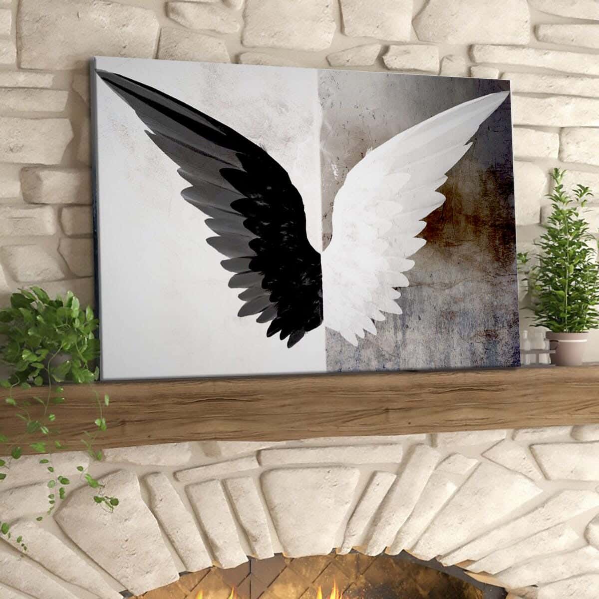 MDF Wood Vinyl Tableau, 80 x 60 cm - Multicolor