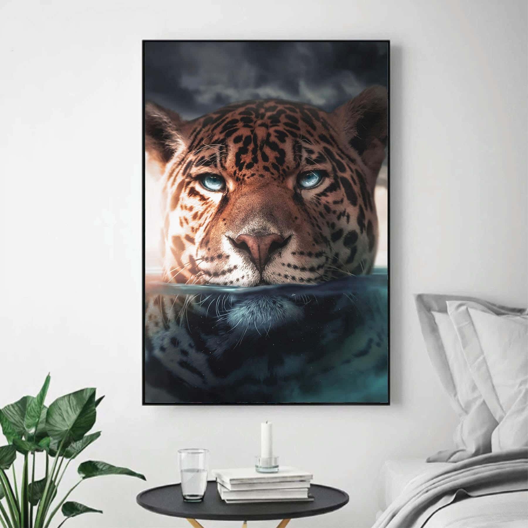 Musky Wood Canvas Tableau, 80×60 cm - Multicolor