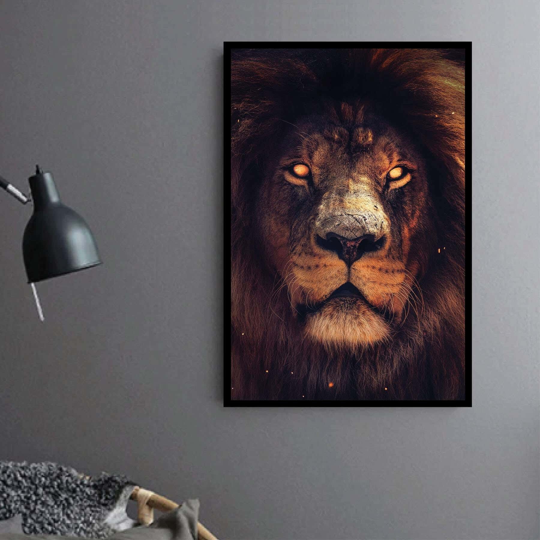 Musky Wood Canvas Tableau, 80×60 cm - Multicolor
