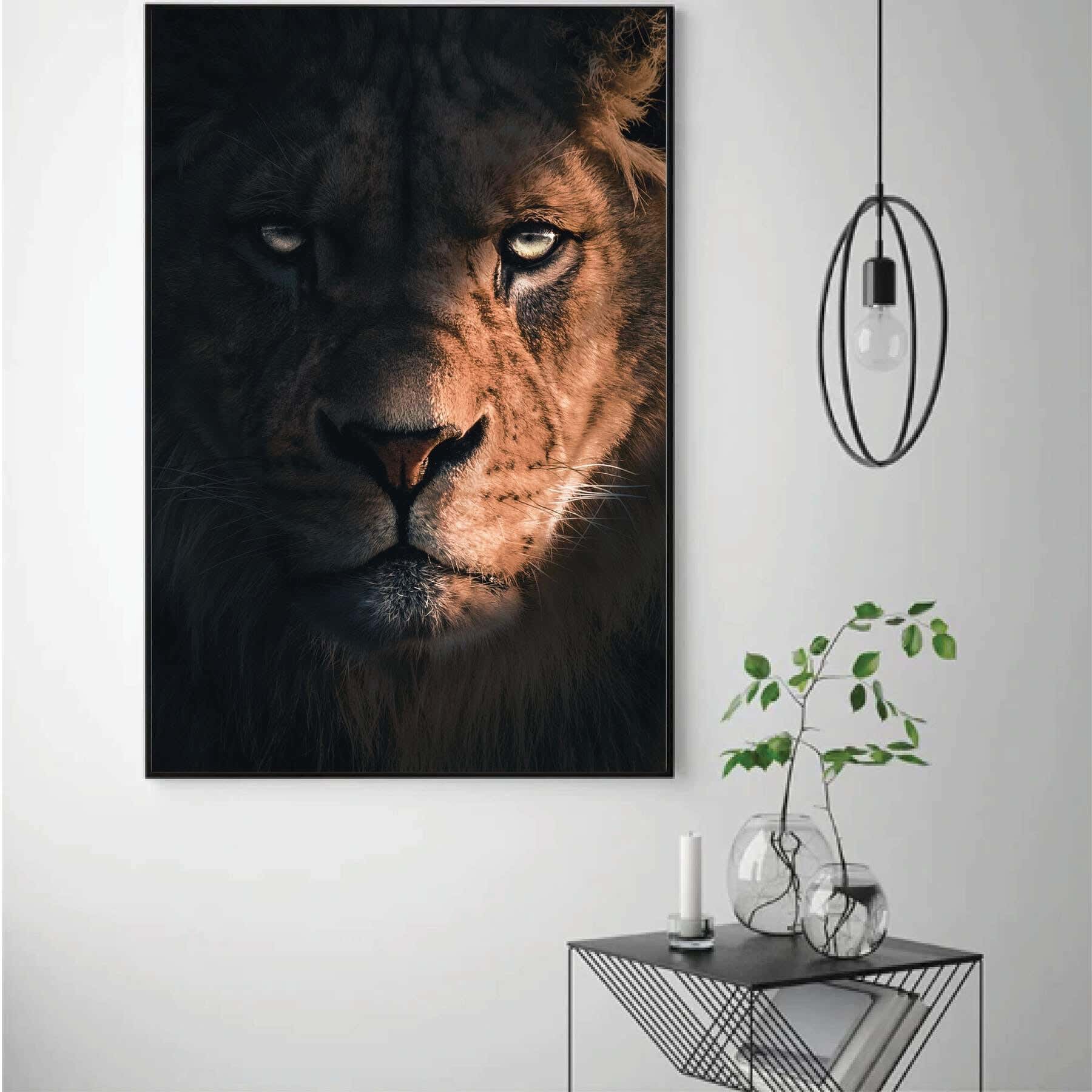 Musky Wood Canvas Tableau, 80×60 cm - Multicolor