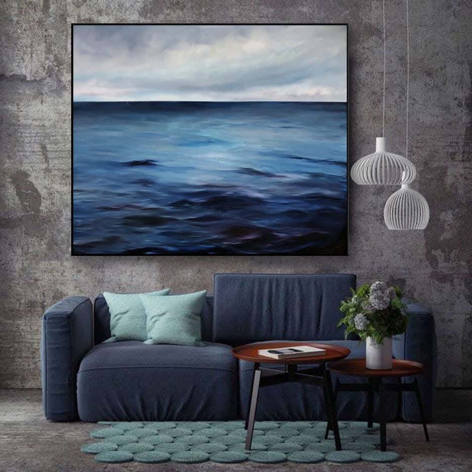 Musky Wood Canvas Tableau, 60×60 cm - Multicolor