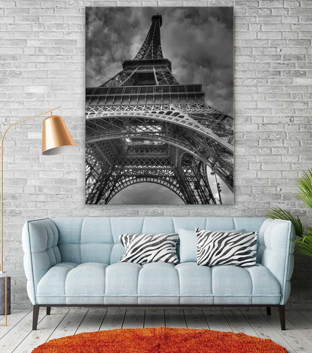 MDF Wood Vinyl Tableau, 80 x 60 cm - Multicolor