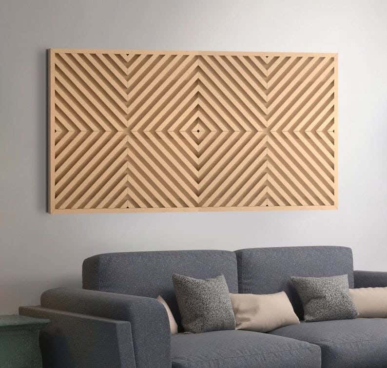 Musky Wood Modern Tableau, 60x80 cm - Wooden