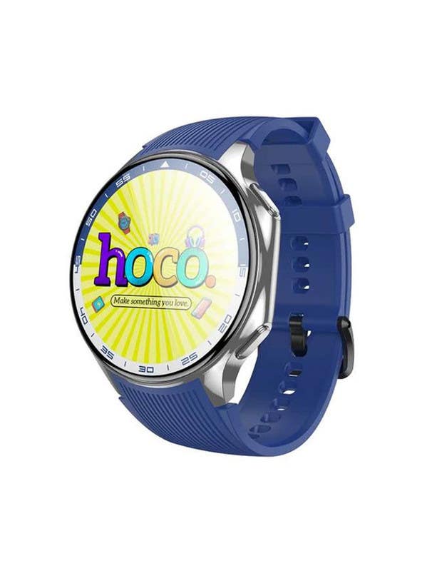 Hoco Y24 Smart Watch , AMOLED Display , 1.43 Inch , 4G Ram - Silver