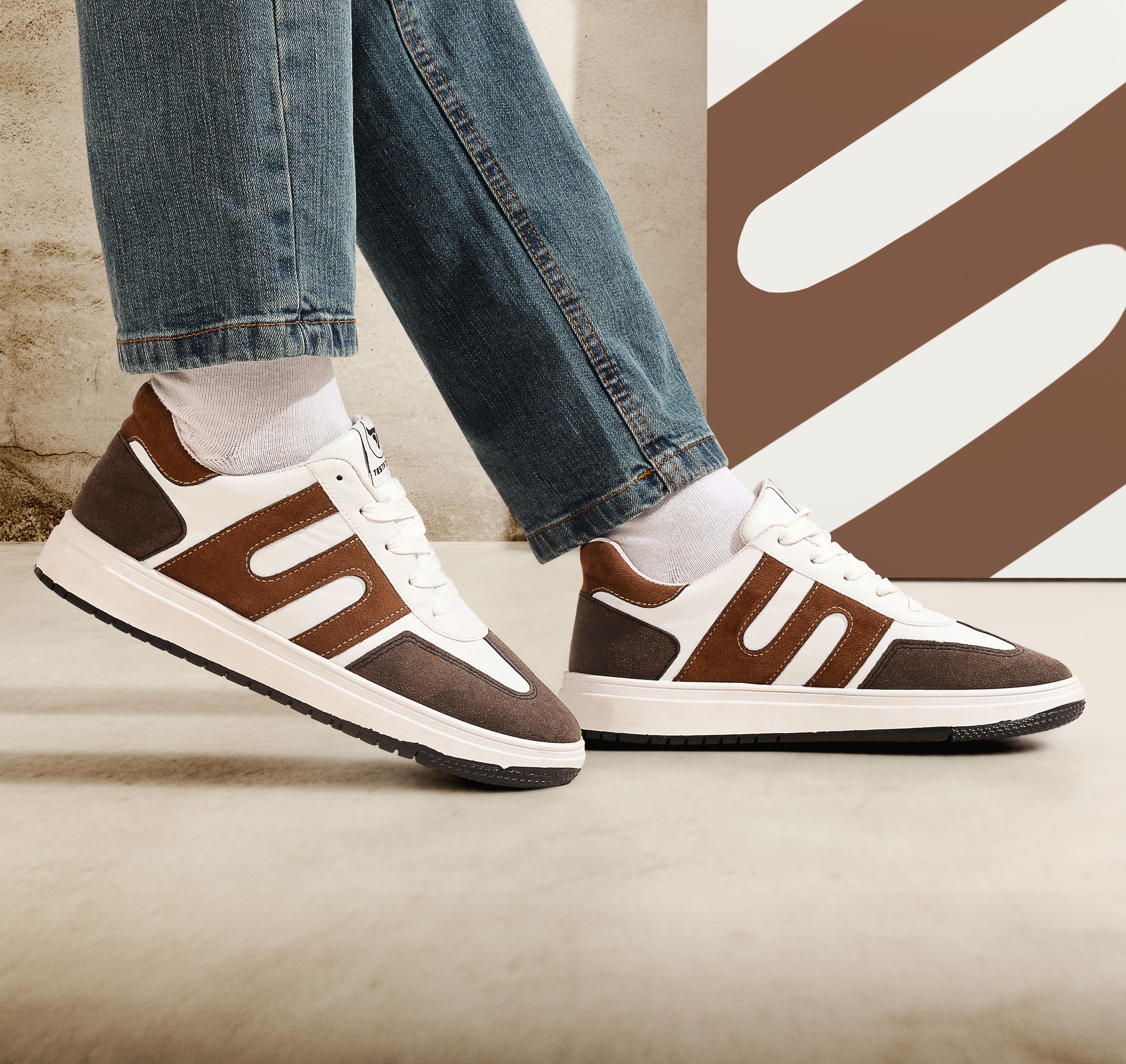 Leather Lace up sneakers for Men Testa Toro
