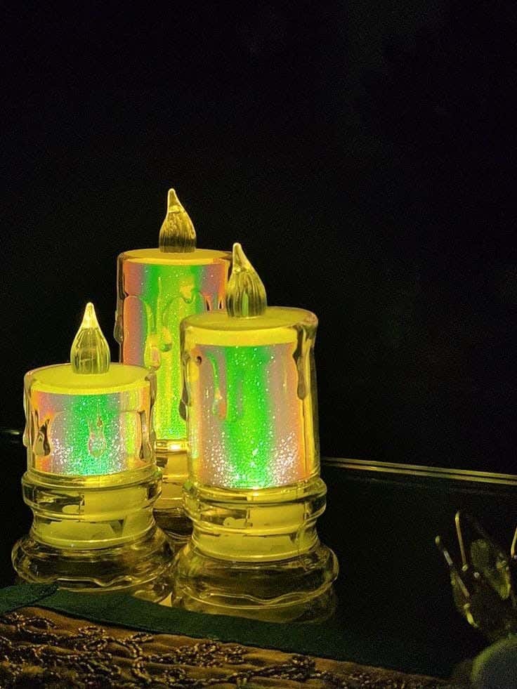 NAGAFA SHOP Acrylic Led Lights, 5×11×6 cm - Multicolor