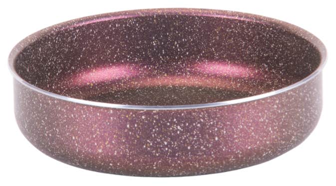 Nouval Granite Plus Round Oven Tray , Size 30 - Red Bordou