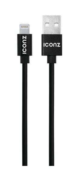 Iconz Cable, Lightning, Compatible With Iphone Devices, 1 Meter - Black