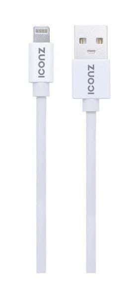 Iconz Cable, Lightning, Compatible With Iphone Devices, 1 Meter - White