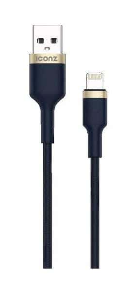 Iconz Cable, Lightning, Compatible With Iphone Devices, 1 Meter - Black