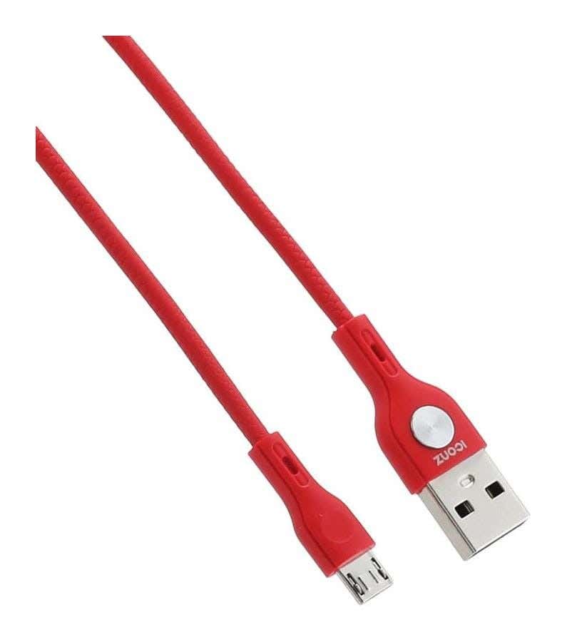 Iconz XBR04R Cable, USB to Micro USB, 1 meter - Red