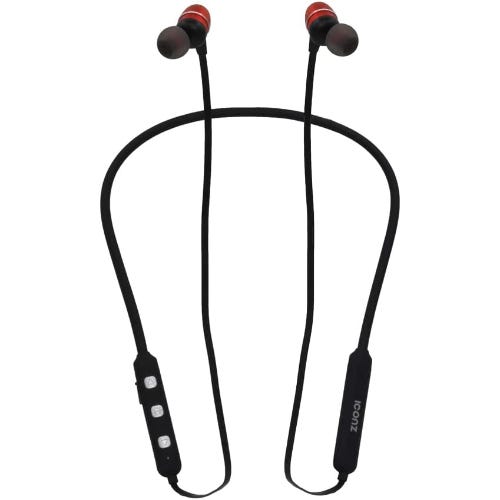 Iconz Wireless Headphone, Bluetooth, Control Buttons, Xnb02R - Black Red
