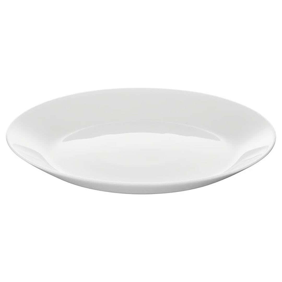Serving dish, 19 cm, glass - white