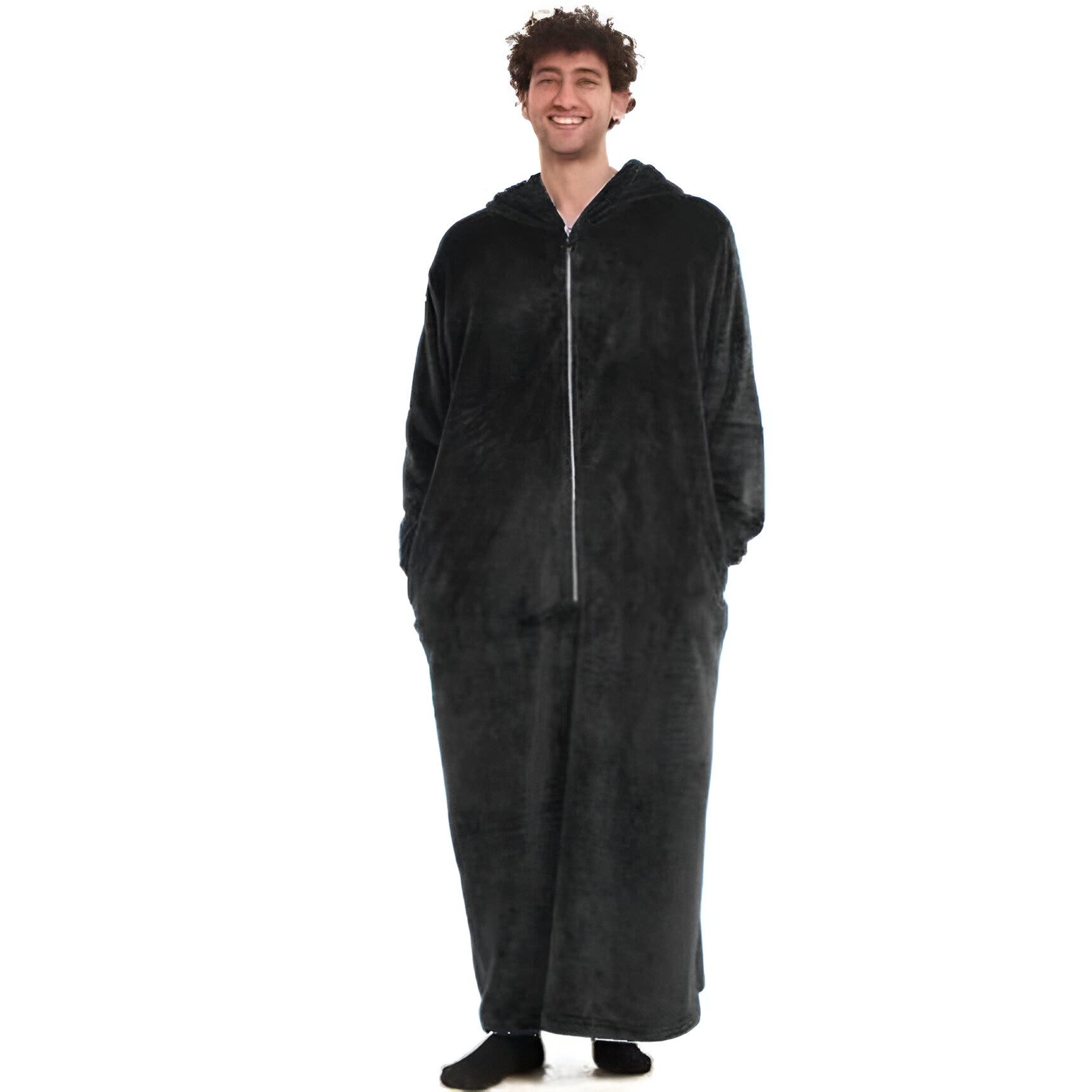 Fur Long Sleeve Winter Jalabiya for Men