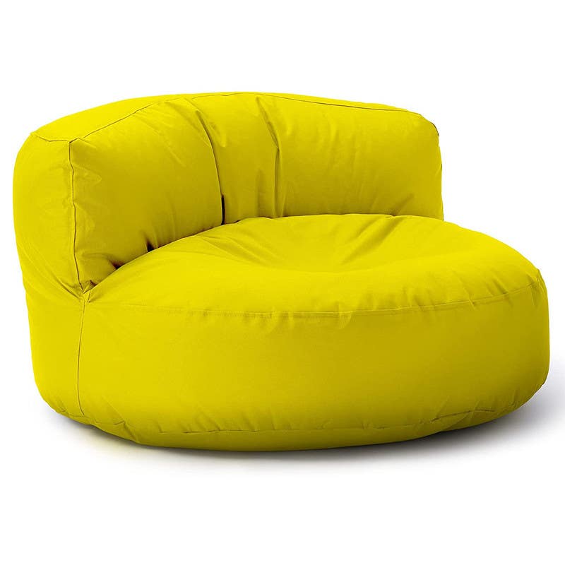 Cozy Twix Bean Bag, 50×90×90 cm - Yellow