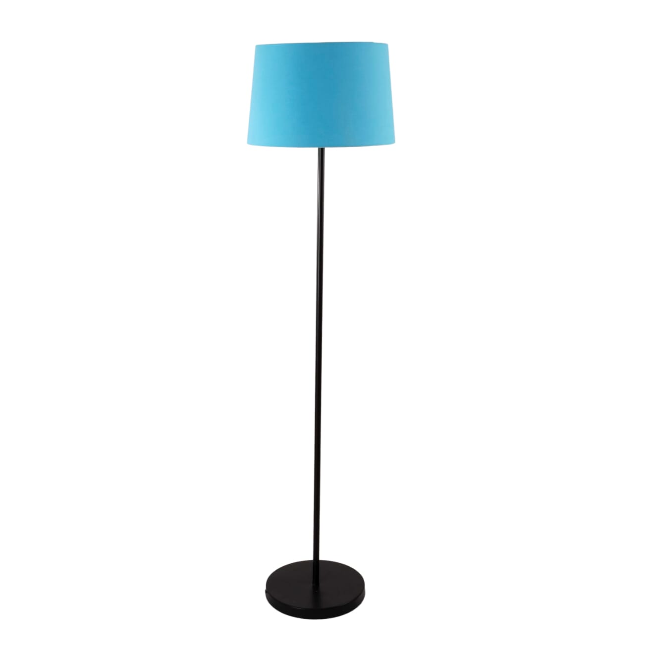 Steel Modern Lampshades, 164×40 cm - Black Light Blue