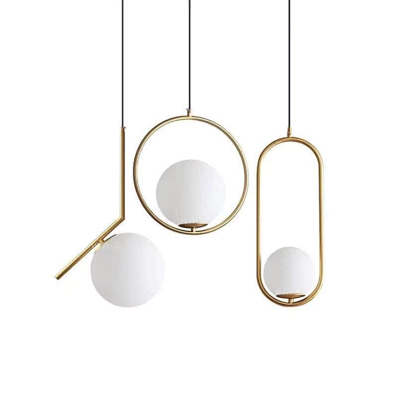 Steel Modern Chandelier, 75×60 cm - Gold
