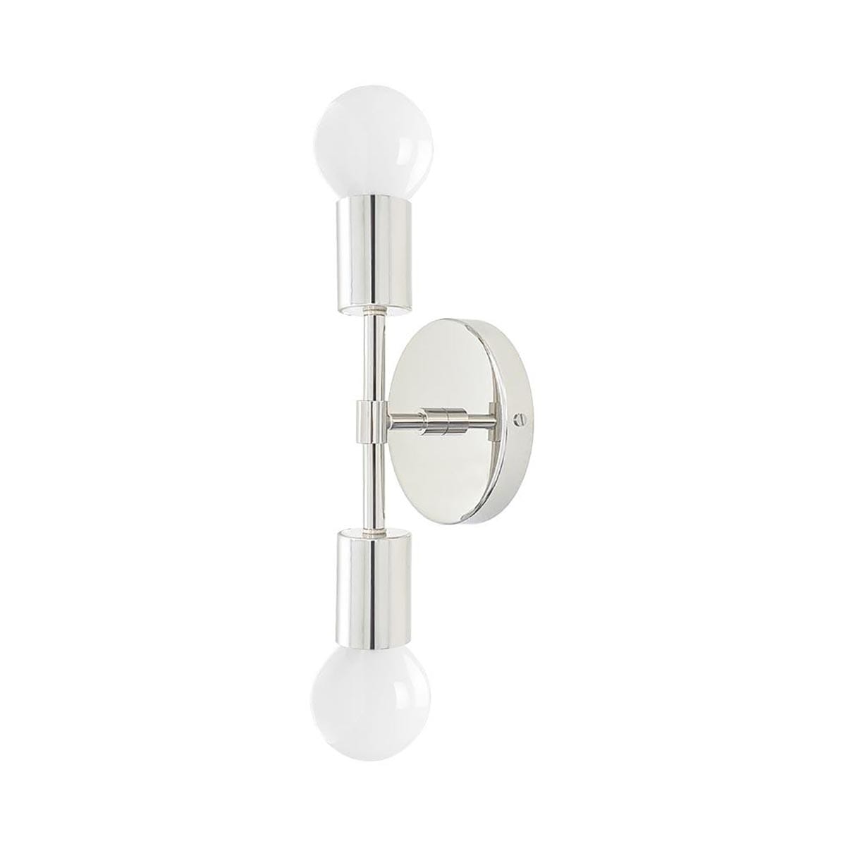 Steel Modern Wall Light Hanging, 26×10 cm - Silver