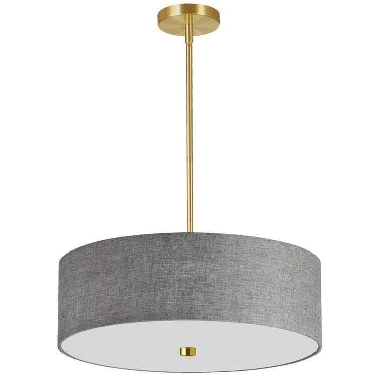 Steel Modern Chandelier, 65×50 cm - Grey Gold