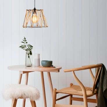 Steel Modern Chandelier, 116×30 cm - Black Beige