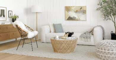 Steel Modern Lampshades, 165×40 cm - White Beige