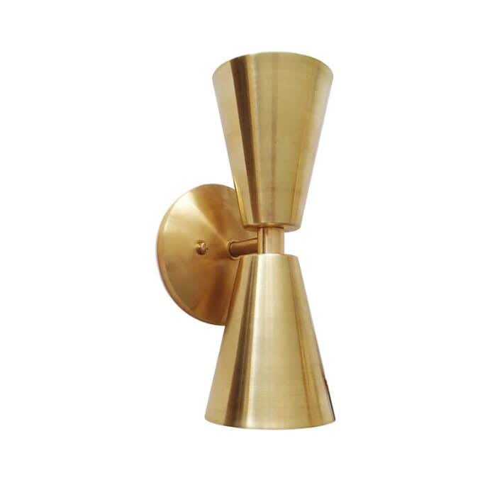 Steel Modern Wall Light Hanging, 28×12 cm - Gold