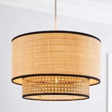 Steel Modern Chandelier, 30×50 cm - Black Beige