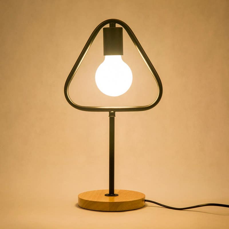 Table lamp, 1 bulb, 41x22 cm - Black Beige