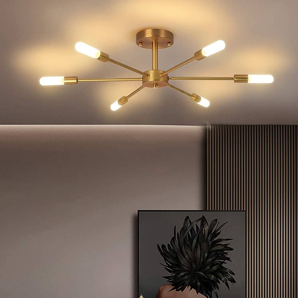 Chandelier Steel, 35×15 cm - Gold