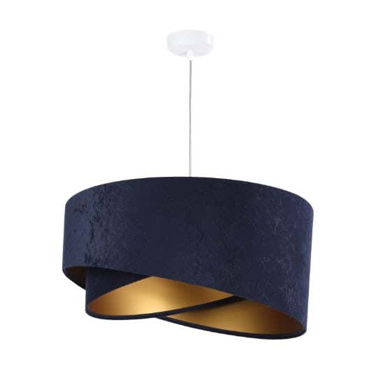 Steel Modern Chandelier, 70×50 cm - Dark Blue Gold