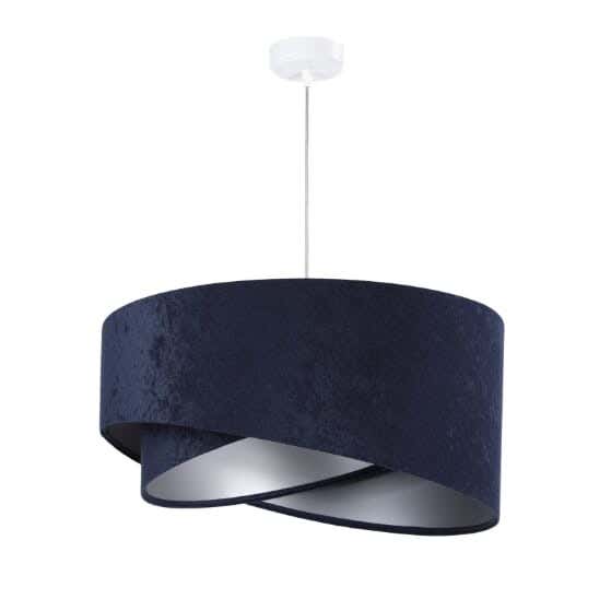 Steel Modern Chandelier, 70×50 cm - Dark Blue Silver