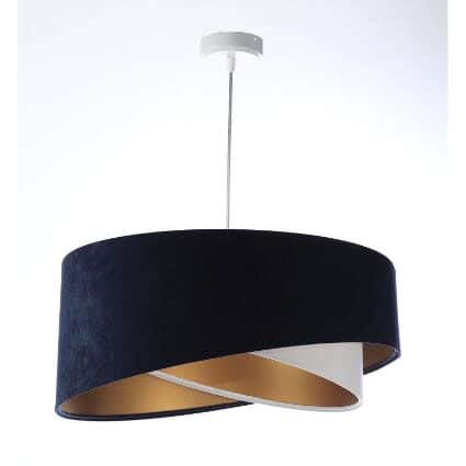 Steel Modern Chandelier, 70×50 cm - Dark Blue White