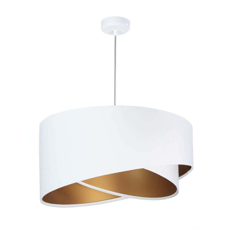 Steel Modern Chandelier, 70×50 cm - White Gold