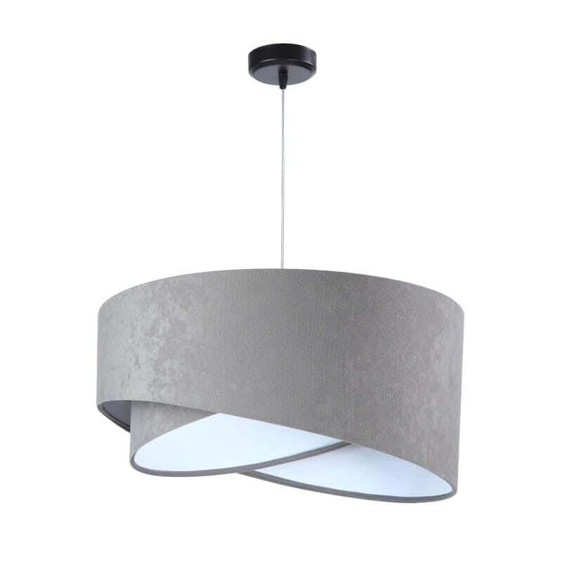 Steel Modern Chandelier, 70×50 cm - Grey White