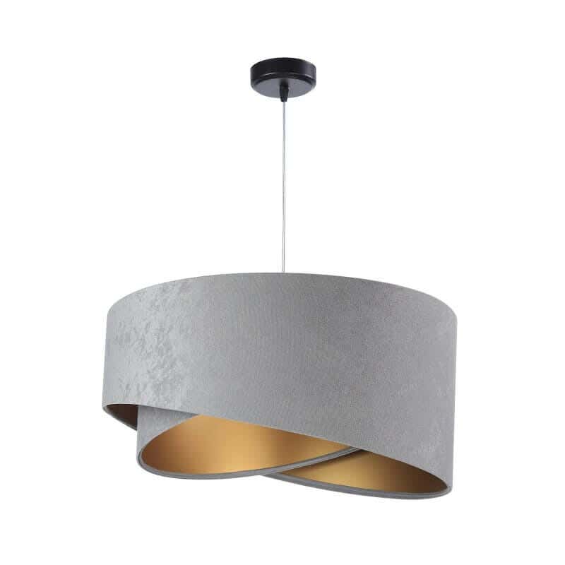 Steel Modern Chandelier, 70×50 cm - Grey Gold