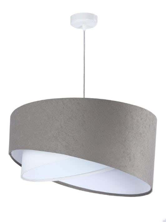 Steel Modern Chandelier, 70×50 cm - Grey White