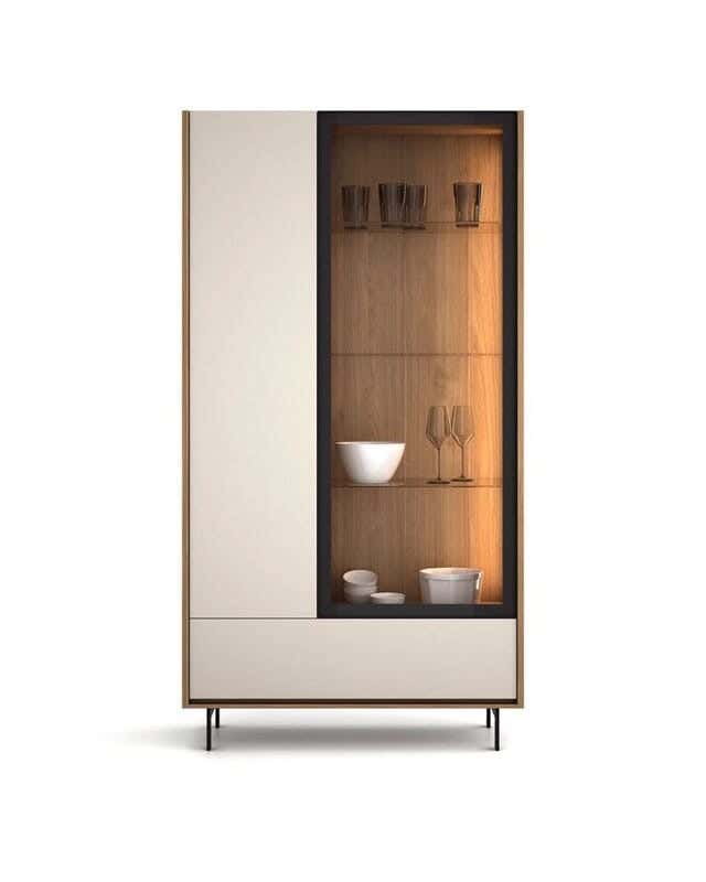 Spanish MDF Wood Cupboard, 80X200X50 cm - White