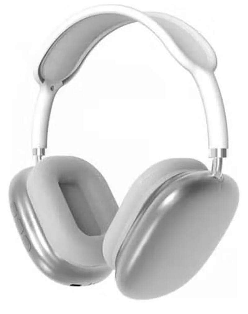 Black Tiger P9 Wireless Over-Ear Headphone - Silver