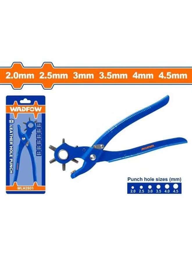 Wadfu Leather Puncher, One Piece - Blue