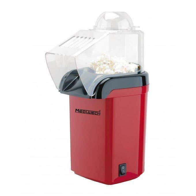Media Tech MT-PC300 Popcorn Maker, 1200 Watt - Red
